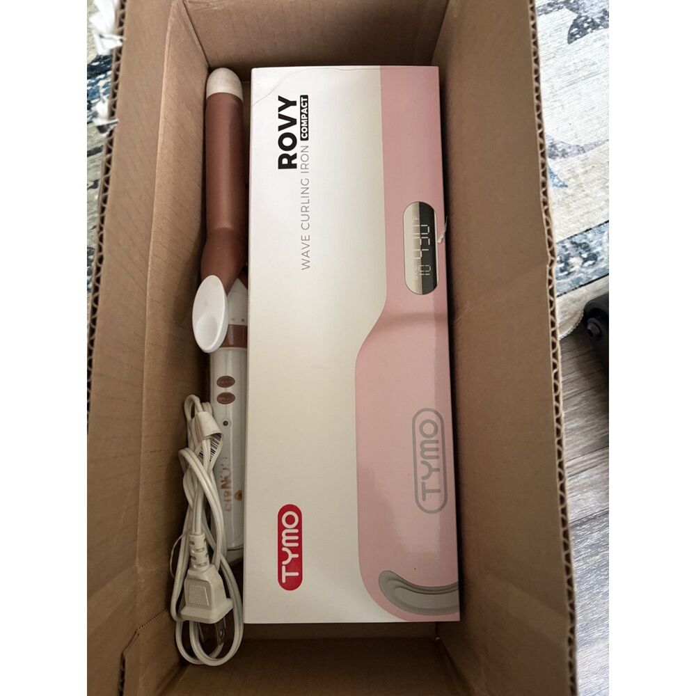 BNIB TYMO ROVY Compact Waver Wave Curling Iron & Bonus